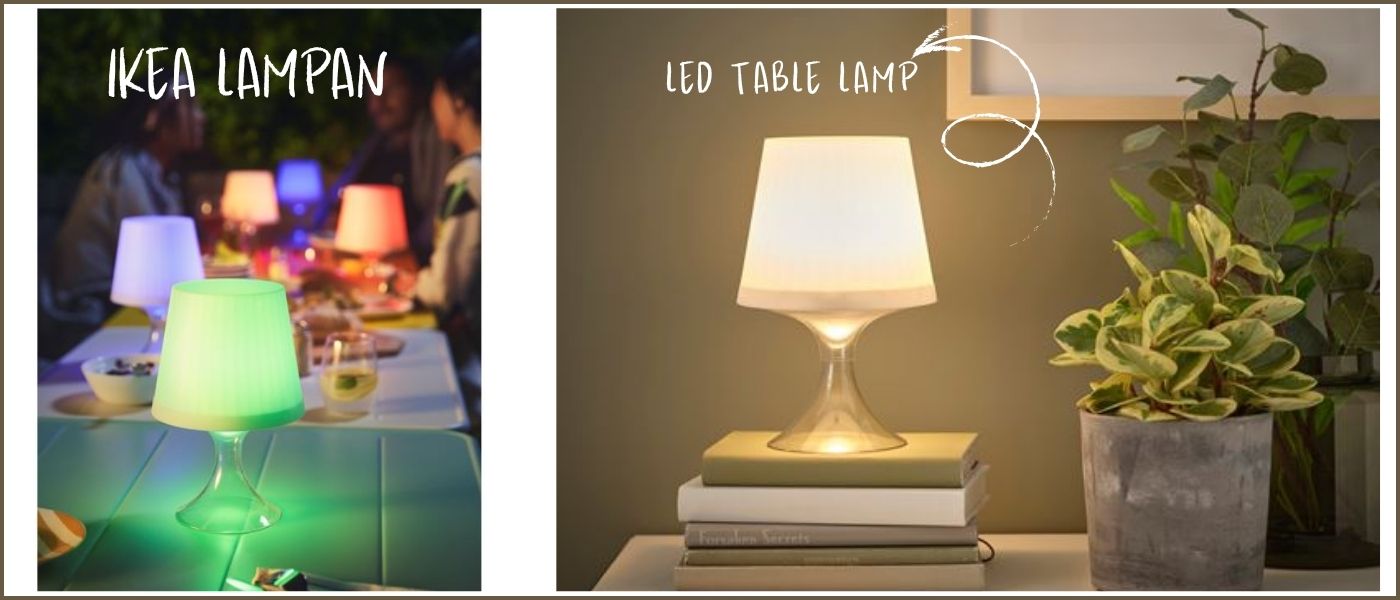 چراغ رومیزی LED ایکیا مدل IKEA LAMPAN